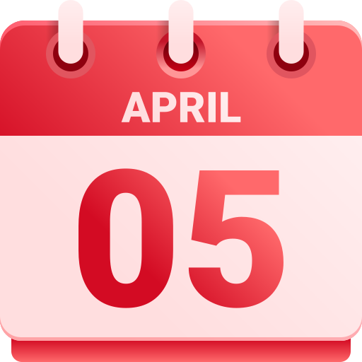 Number 5 Generic Gradient Fill Icon